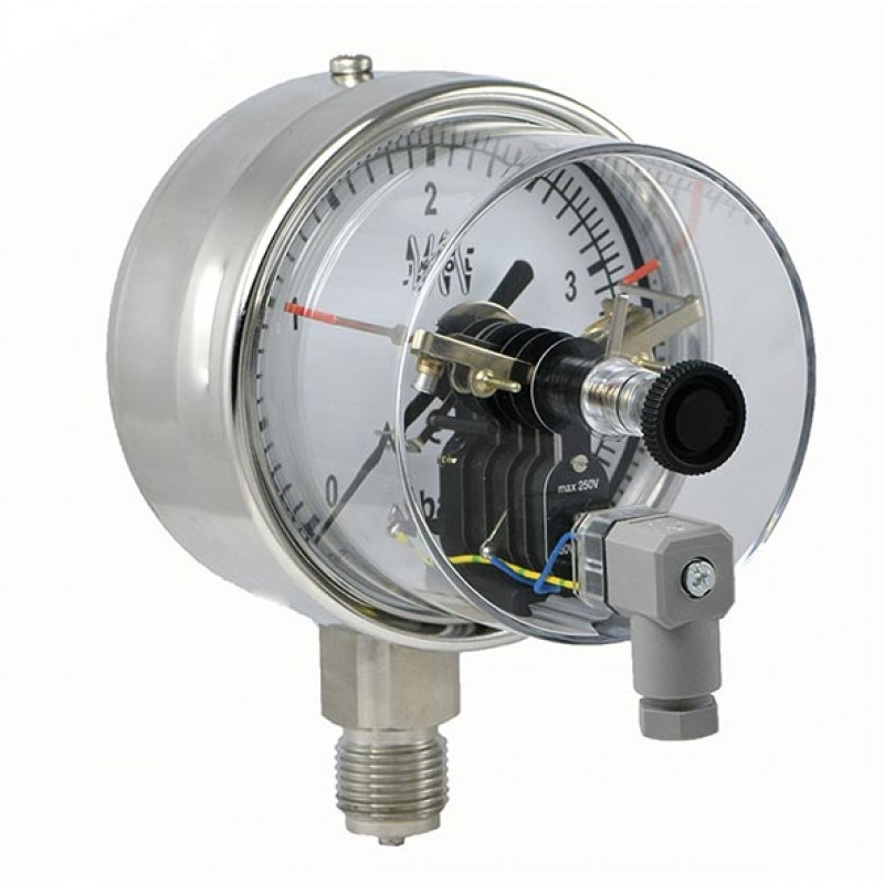 Kontaktni manometar KM-822 INOX